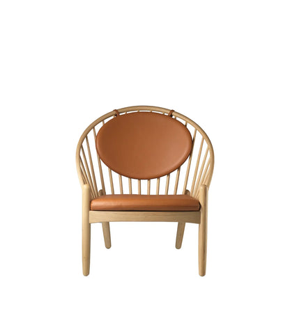 J166 Jørna Chair — Nature Lacquered Oak/Cognac