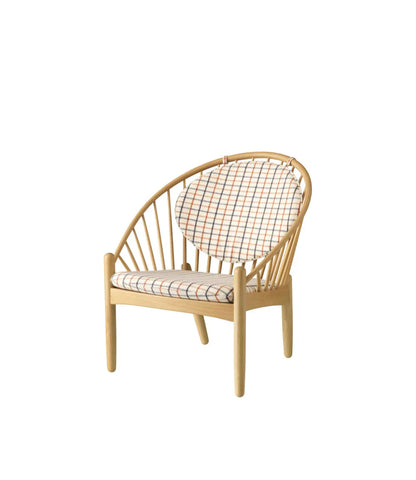 J166 Jørna Chair — Nature Lacquered Oak/Red