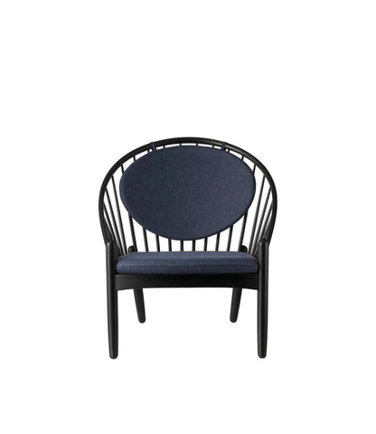 J166 Jørna Chair — Jet Black Oak/Dark Blue