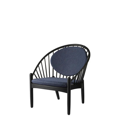 J166 Jørna Chair — Jet Black Oak/Dark Blue