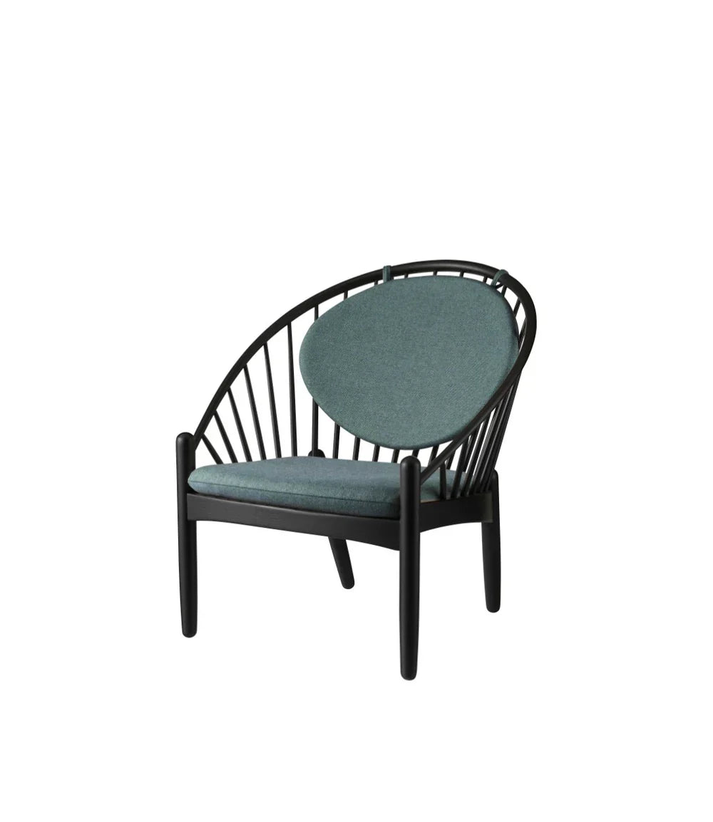 J166 Jørna Chair — Jet Black Oak/Green