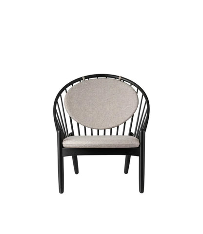 J166 Jørna Chair — Jet Black Oak/Light Grey