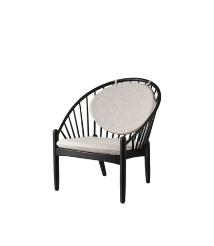 J166 Jørna Chair — Jet Black Oak/Light Grey