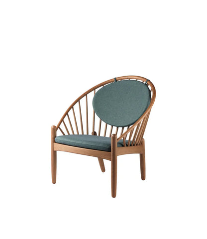 J166 Jørna Chair — Smoked Oiled Oak/Green