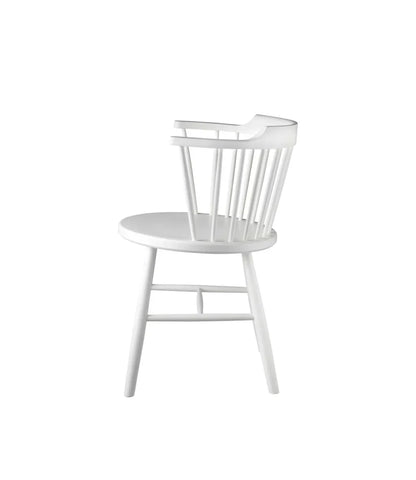 J18 Chair — Pure White Painted Beech