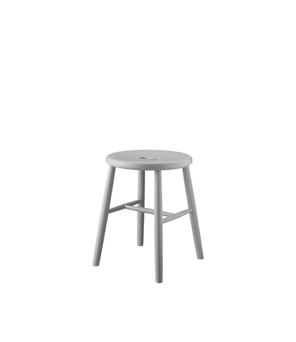 J27 Stool — Beech — Pebble Grey