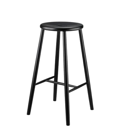 J27B Bar Stool — Jet Black Beech