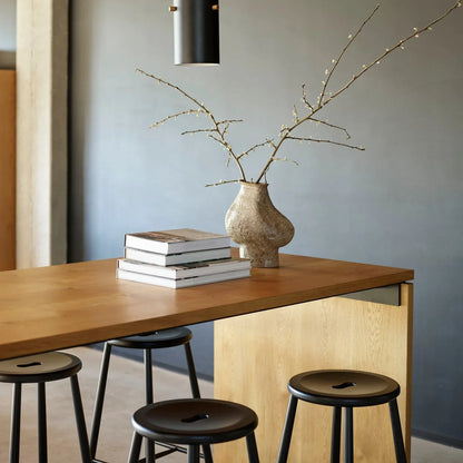 J27B Bar Stool — Jet Black Beech