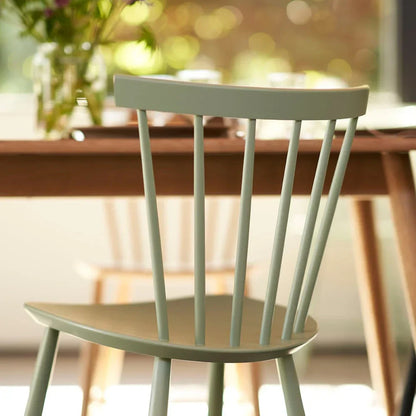 J46 Dining Chair — Dusty Green Painted Beech