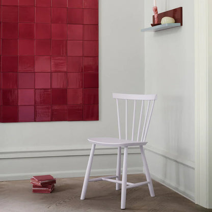 J46 Dining Chair — Violet Hair Painted Beech
