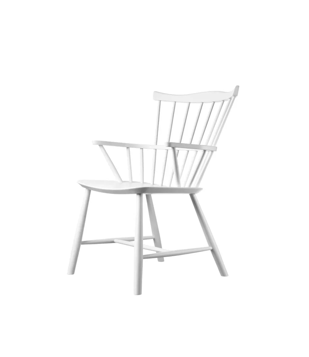 J52B Chair — Pure White Painted Beech