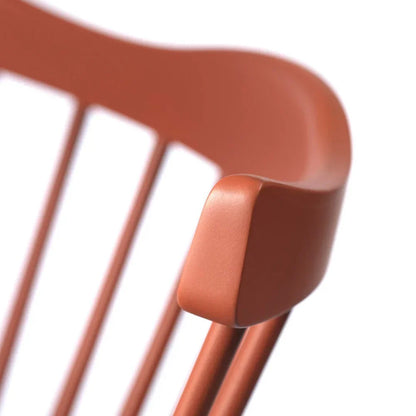 J52G Rocking Chair — Brick Red Painted Beech
