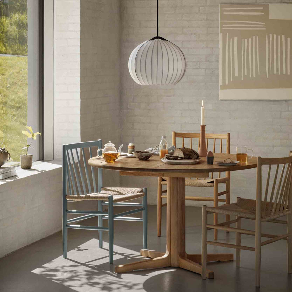 J80 Chair — Blue Grey Painted Beech