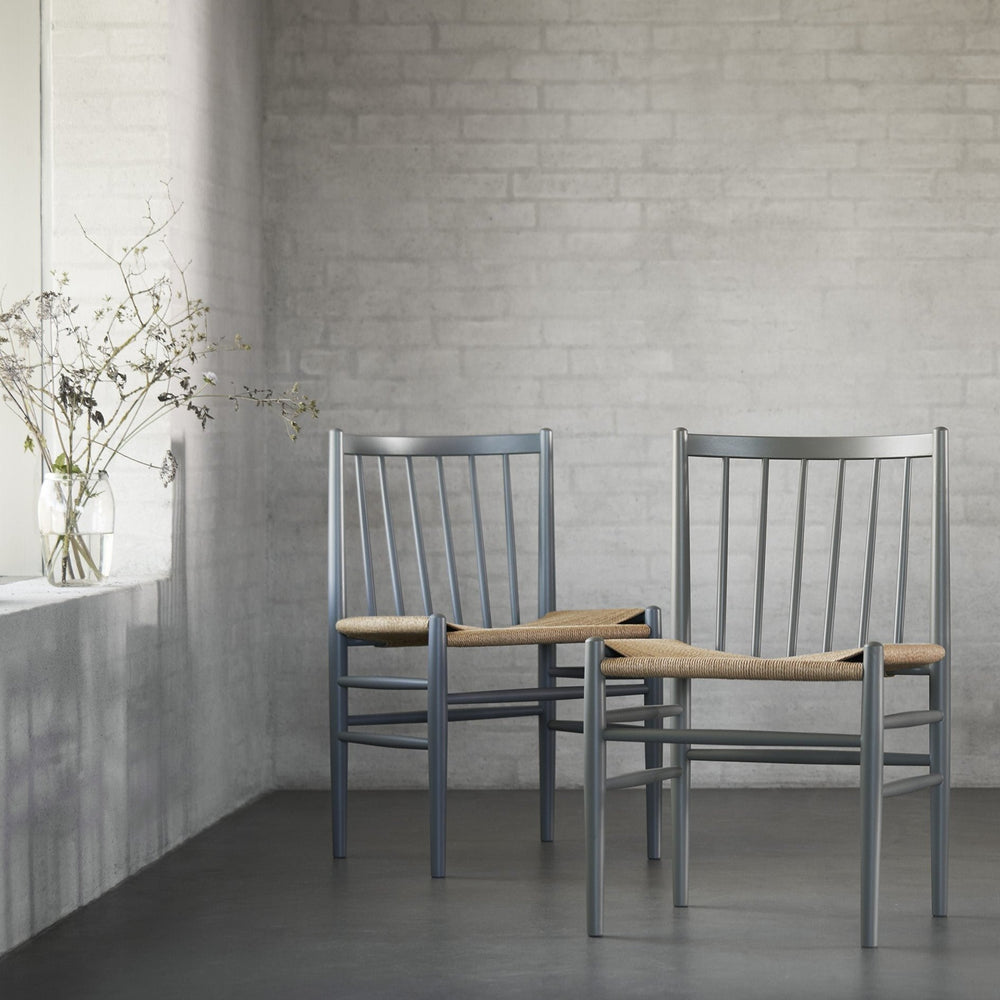 J80 Chair — Blue Grey Painted Beech