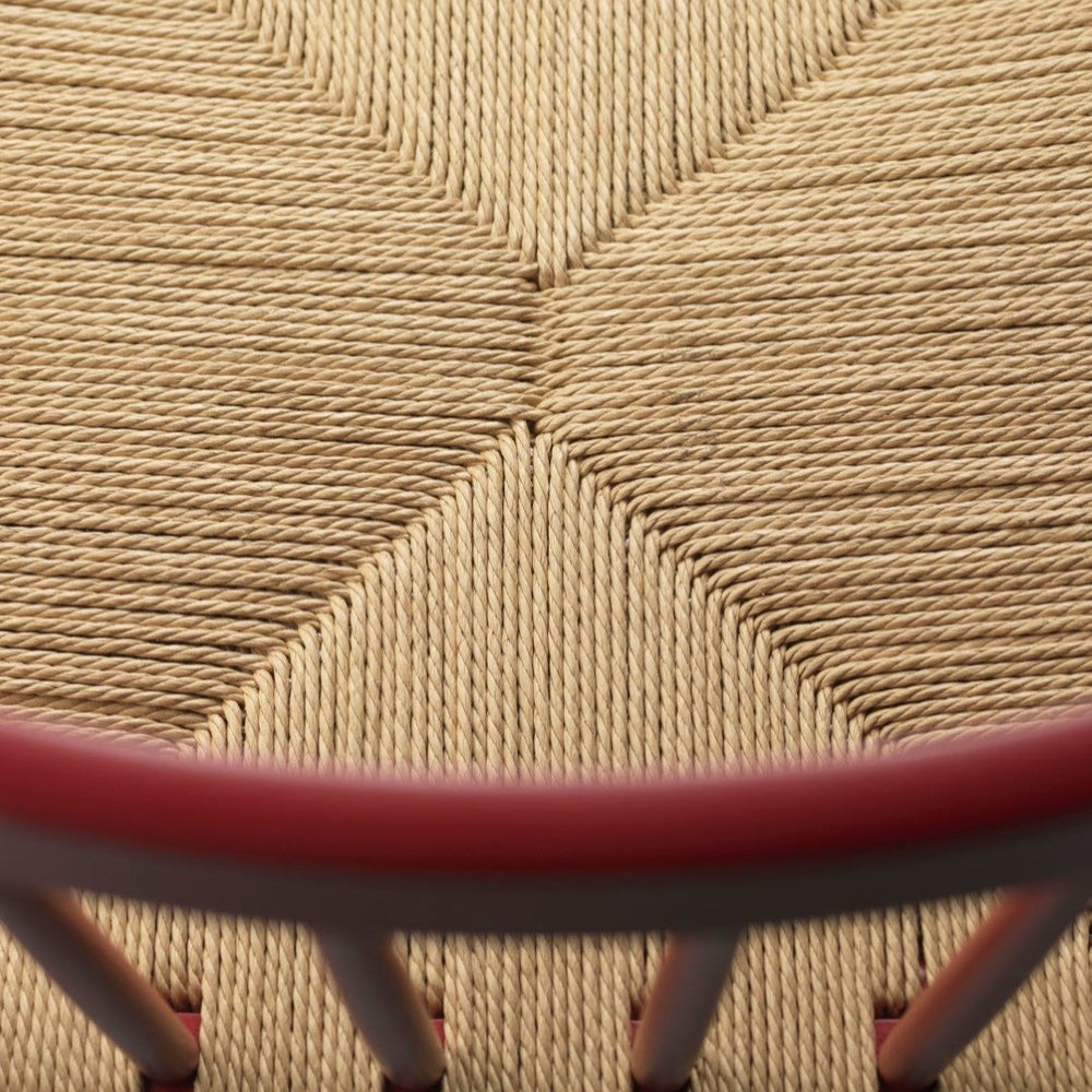 J80 Chair — Ruby Red Painted Beech