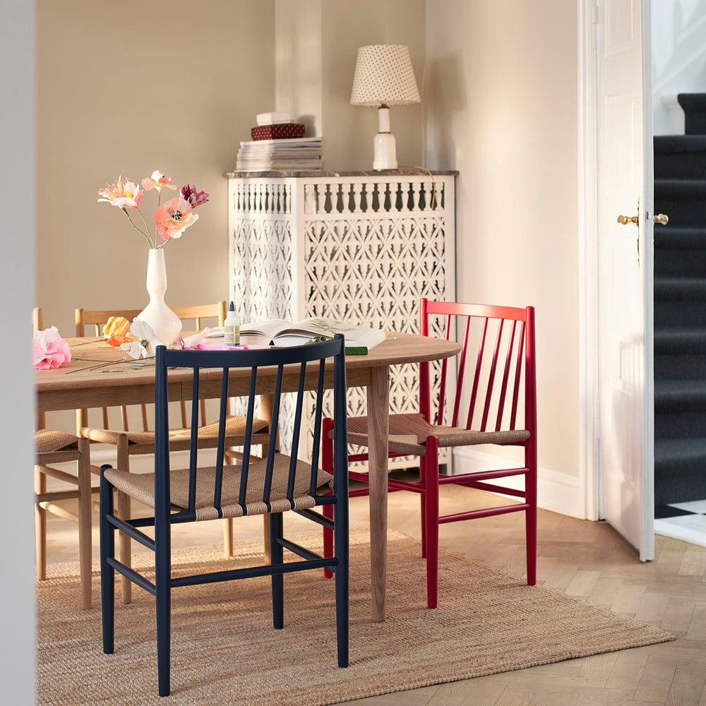 J80 Chair — Steel Blue Beech