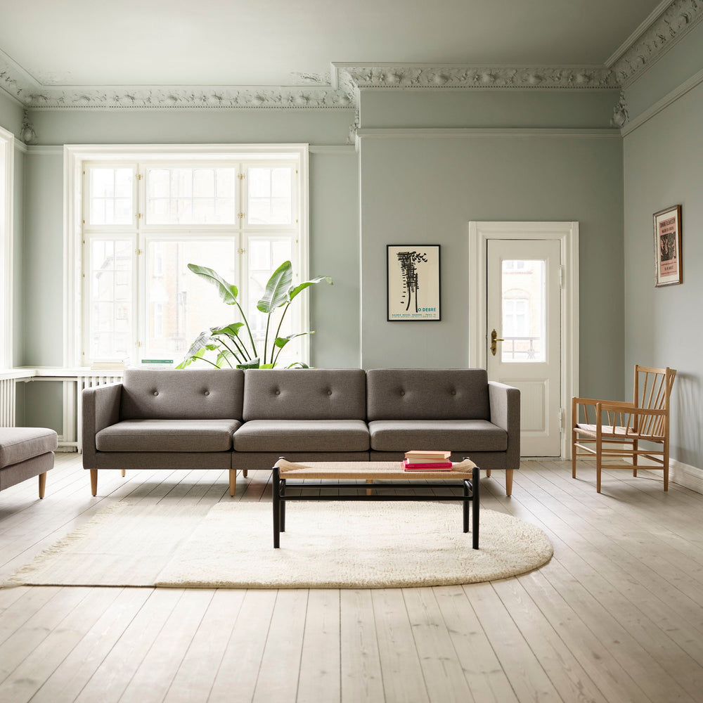 J83B Bench — Jet Black Painted Beech