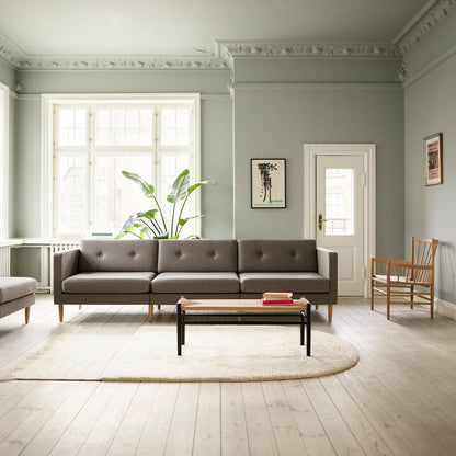 J83B Bench — Jet Black Painted Beech
