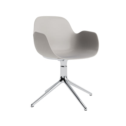 Form Swivel Armchair — 4 Legs