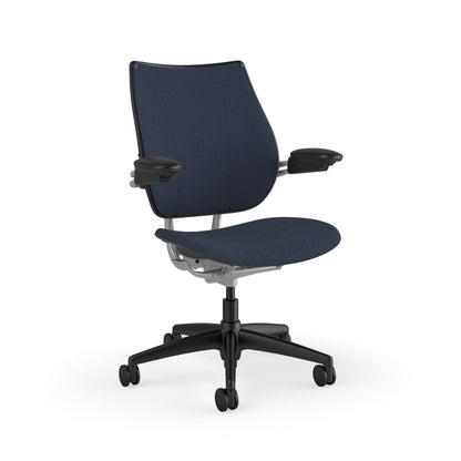 Liberty Task Chair With Upholstered Back — Adjustable Duron Arms