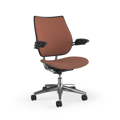 Liberty Task Chair With Upholstered Back — Adjustable Duron Arms