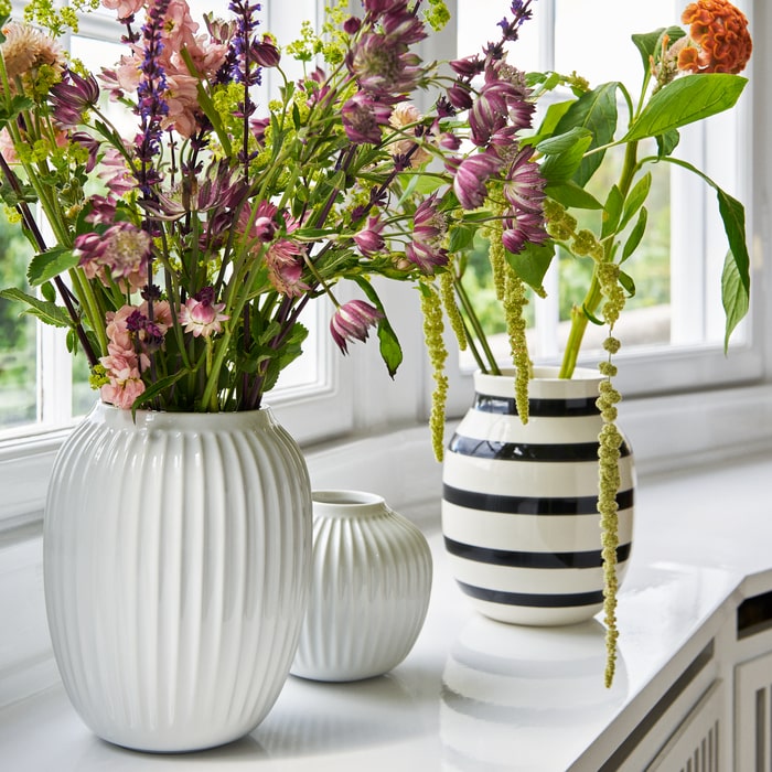 Kähler Omaggio Vase — Black