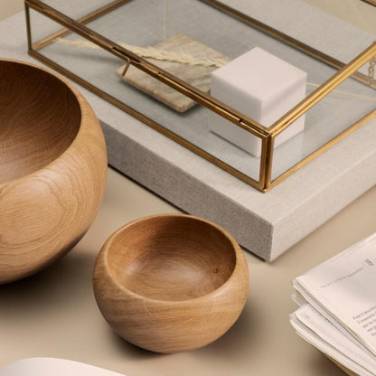 Menageri Serving Bowl — 5.5" Oak
