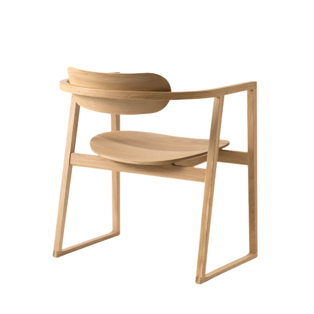 Suwari Lounge Chair — Wood Seat