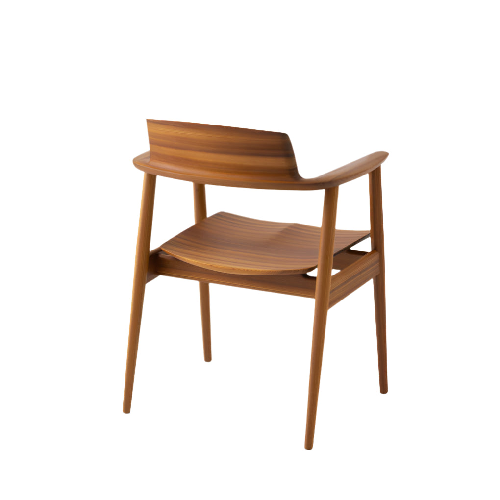Kisaragi Arm Chair — Wood Seat