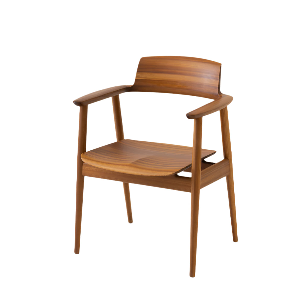 Kisaragi Arm Chair — Wood Seat