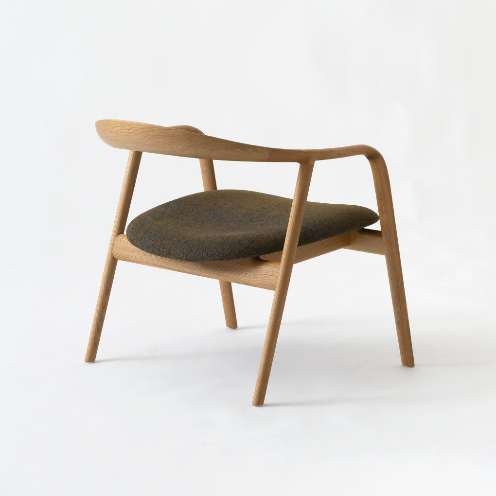 Kuma Hida Lounge Chair — Upholstered Seat