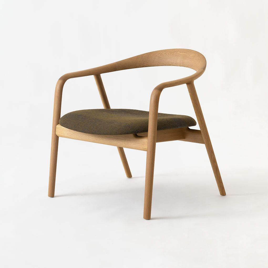 Kuma Hida Lounge Chair — Upholstered Seat