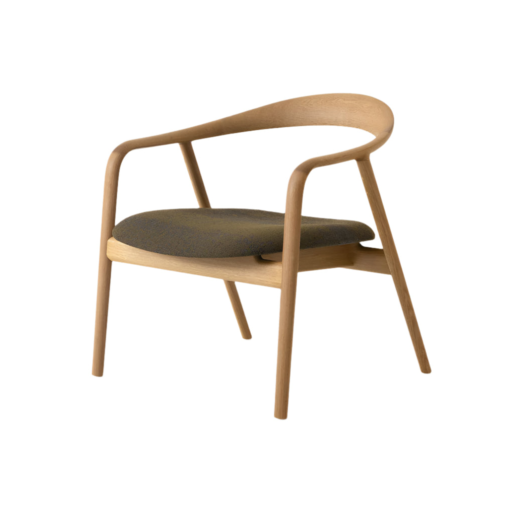 Kumahida Lounge Chair — Upholstered Seat
