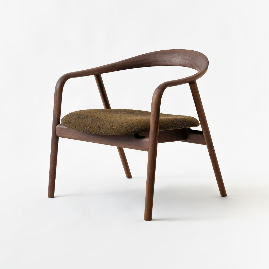 Kuma Hida Lounge Chair — Upholstered Seat