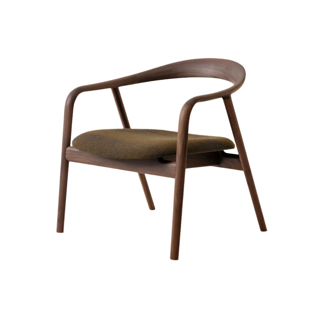 Kumahida Lounge Chair — Upholstered Seat