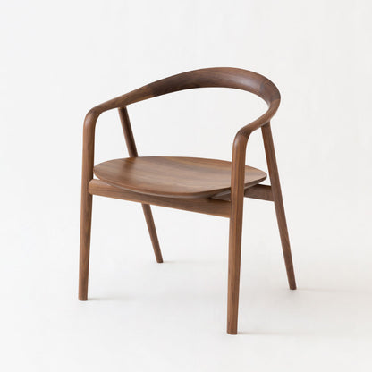 Kumahida Armchair — Wood Seat