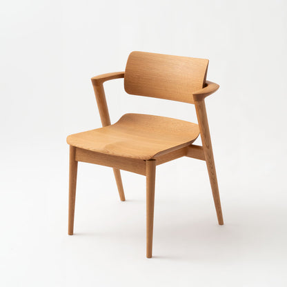 Seoto-EX Semi Armchair — Wood Seat