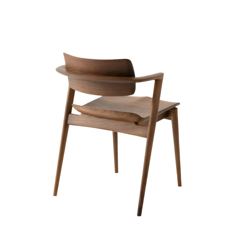 Seoto-EX Semi Armchair — Wood Seat