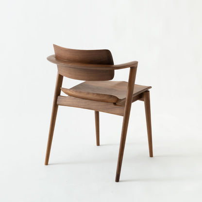 Seoto-EX Semi Armchair — Wood Seat