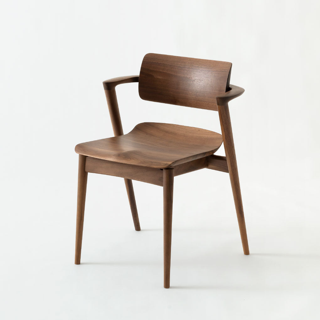 Seoto-EX Semi Armchair — Wood Seat