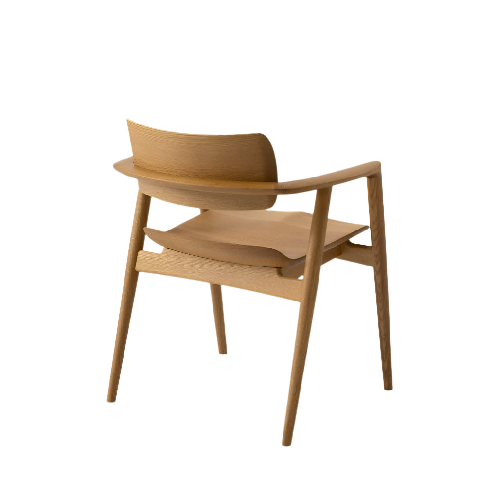 Seoto-EX Armchair — Wood Seat by Motomi Kawakami — Rarify
