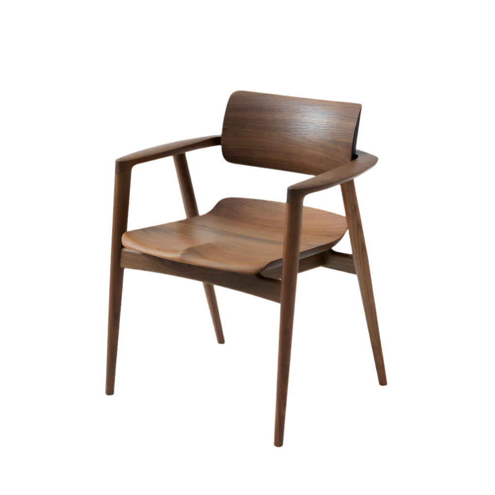 Seoto-EX Armchair — Wood Seat by Motomi Kawakami — Rarify