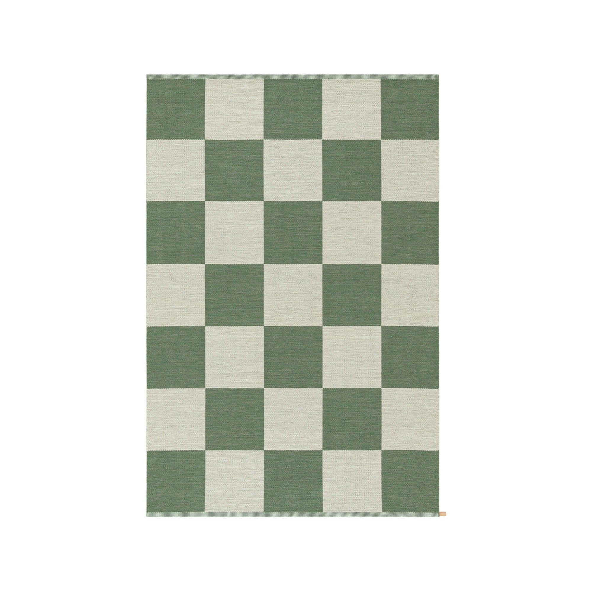 Checkerboard Icon Rug with Backing