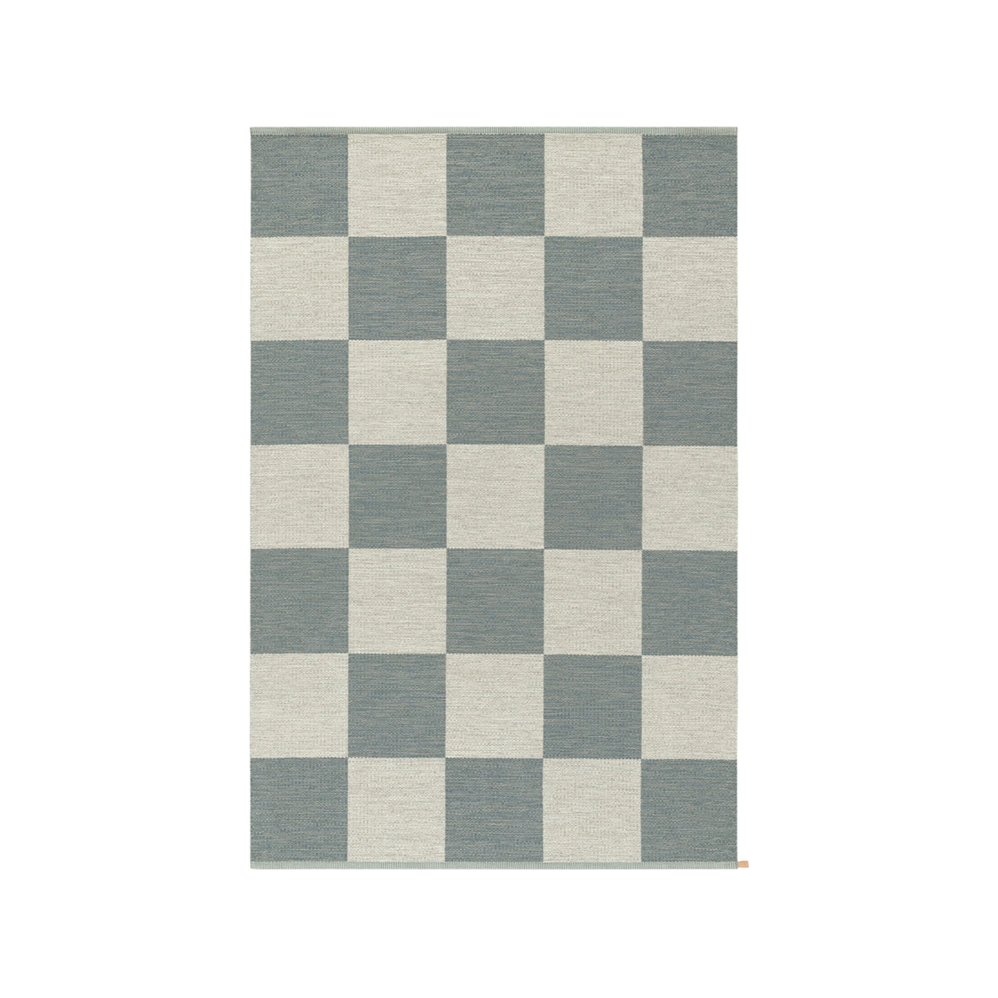 Checkerboard Icon Rug with Backing