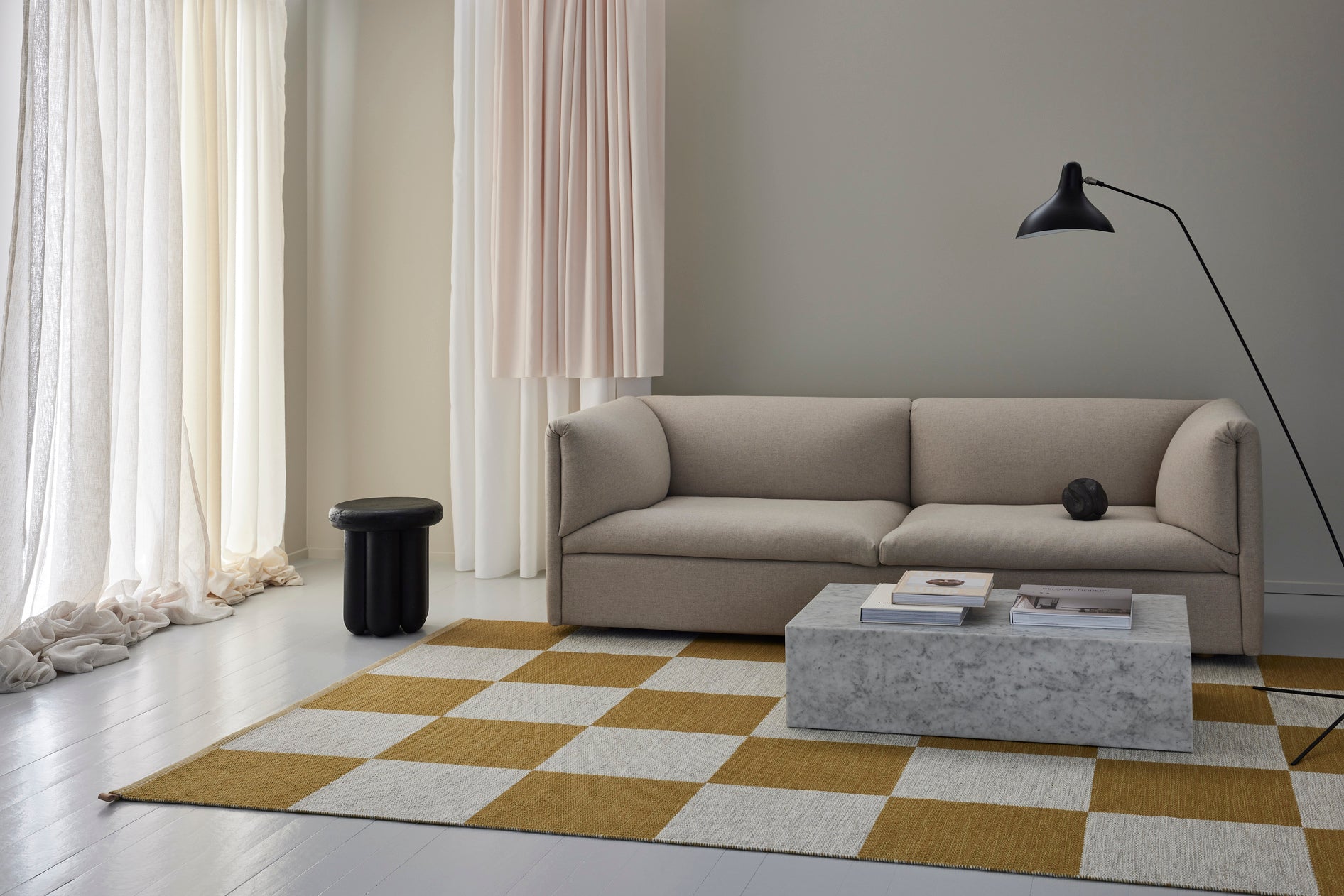 Checkerboard Icon Rug