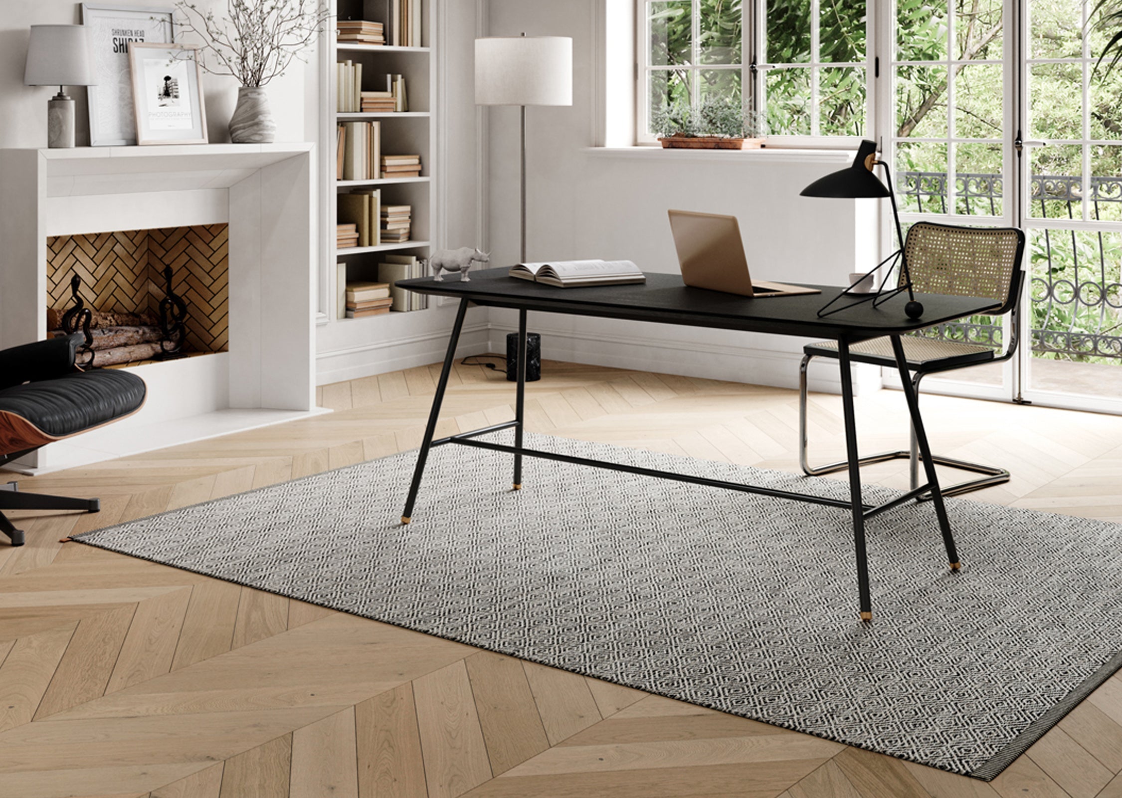 Goose Eye Icon Rug