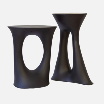 Kreten Side Table Set — Black