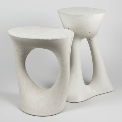 Kreten Side Table — Tall / Grey