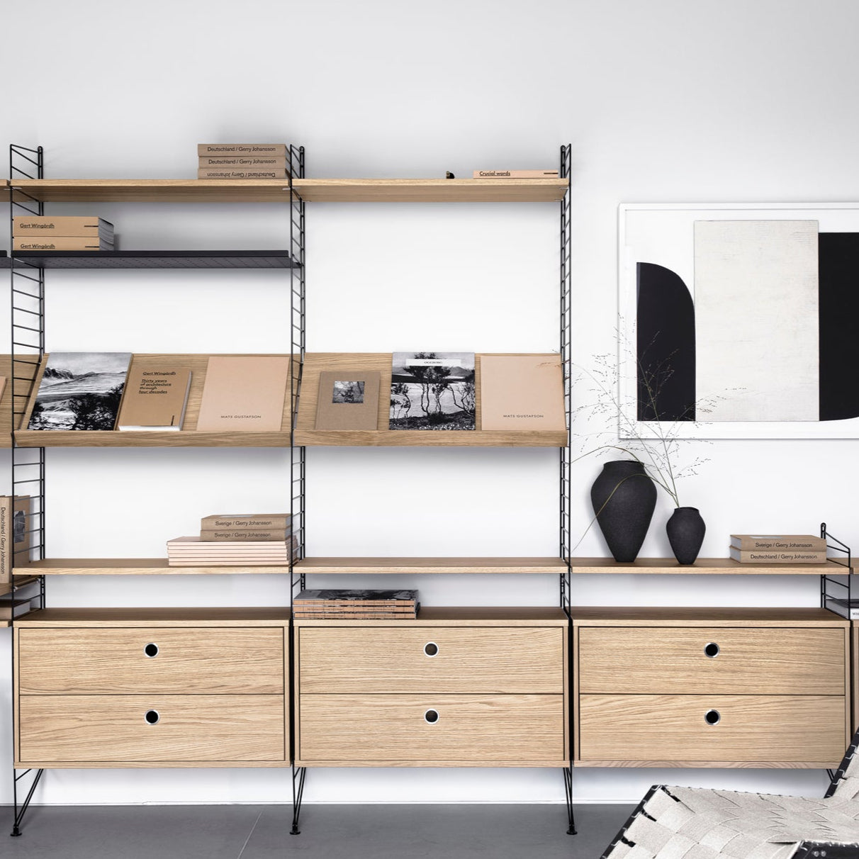 String System Shelving — Living Room Bundle J