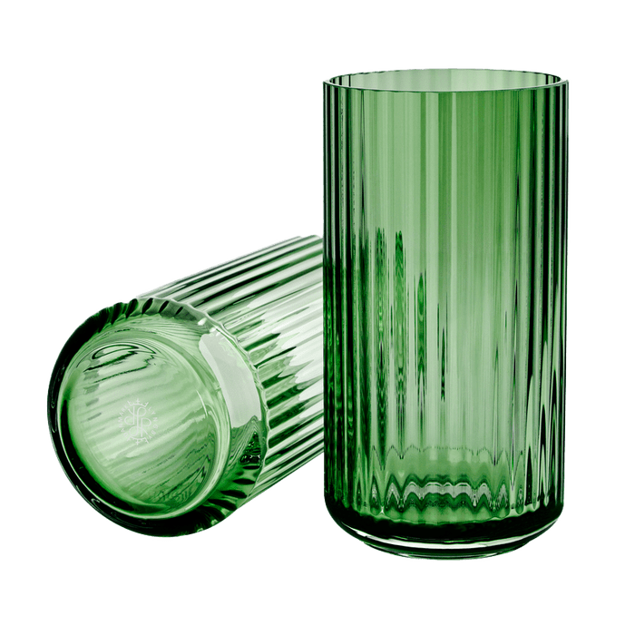 Lyngby Porcelaen Vase — Green